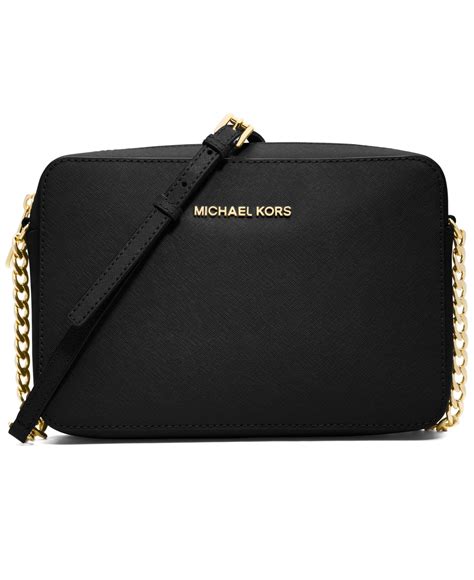 michael michael kors jet set travel large crossbody black|Michael Kors jetsetter crossbody.